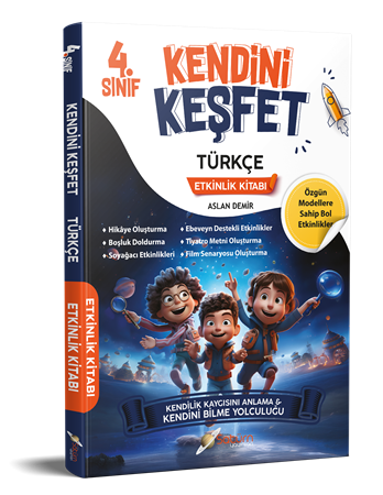 Kendini Keşfet 4. sınıf Türkçe Etkinlik Kitabı 